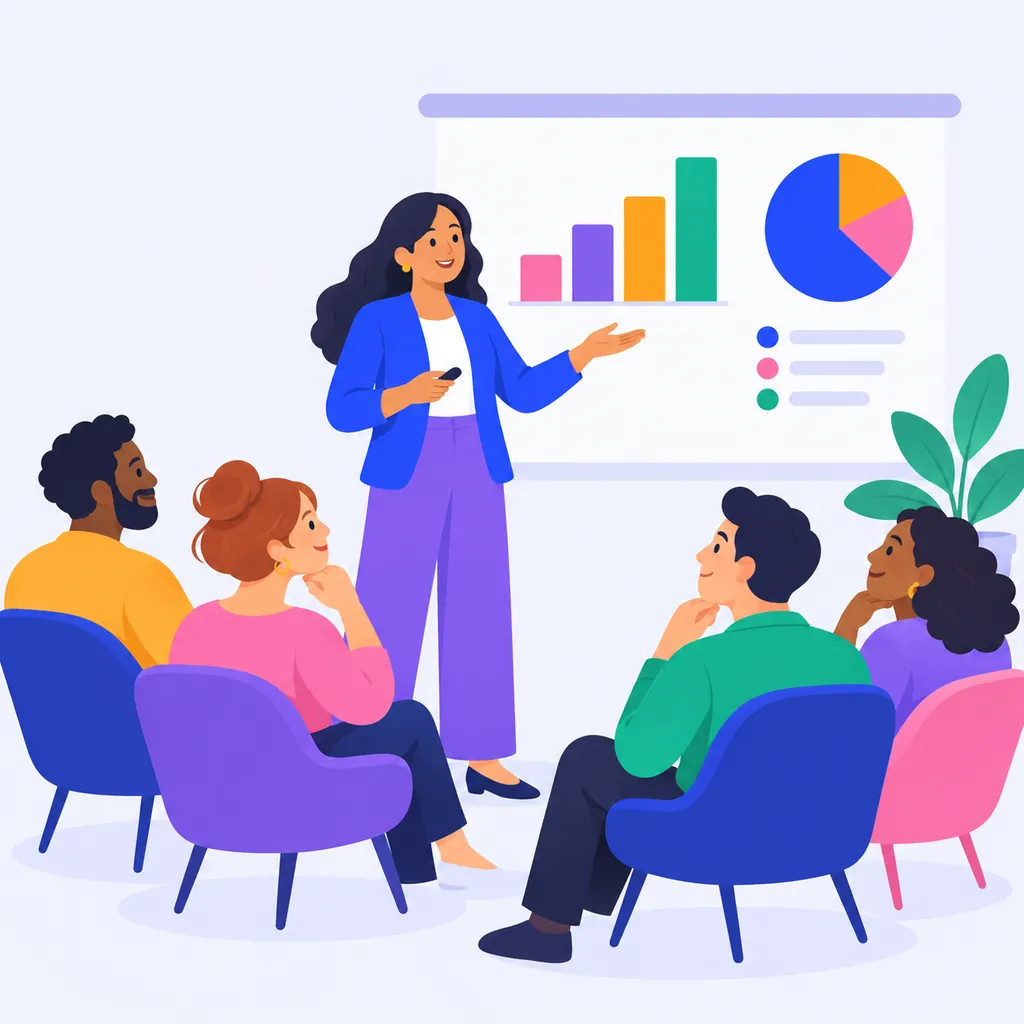 Giving a presentation